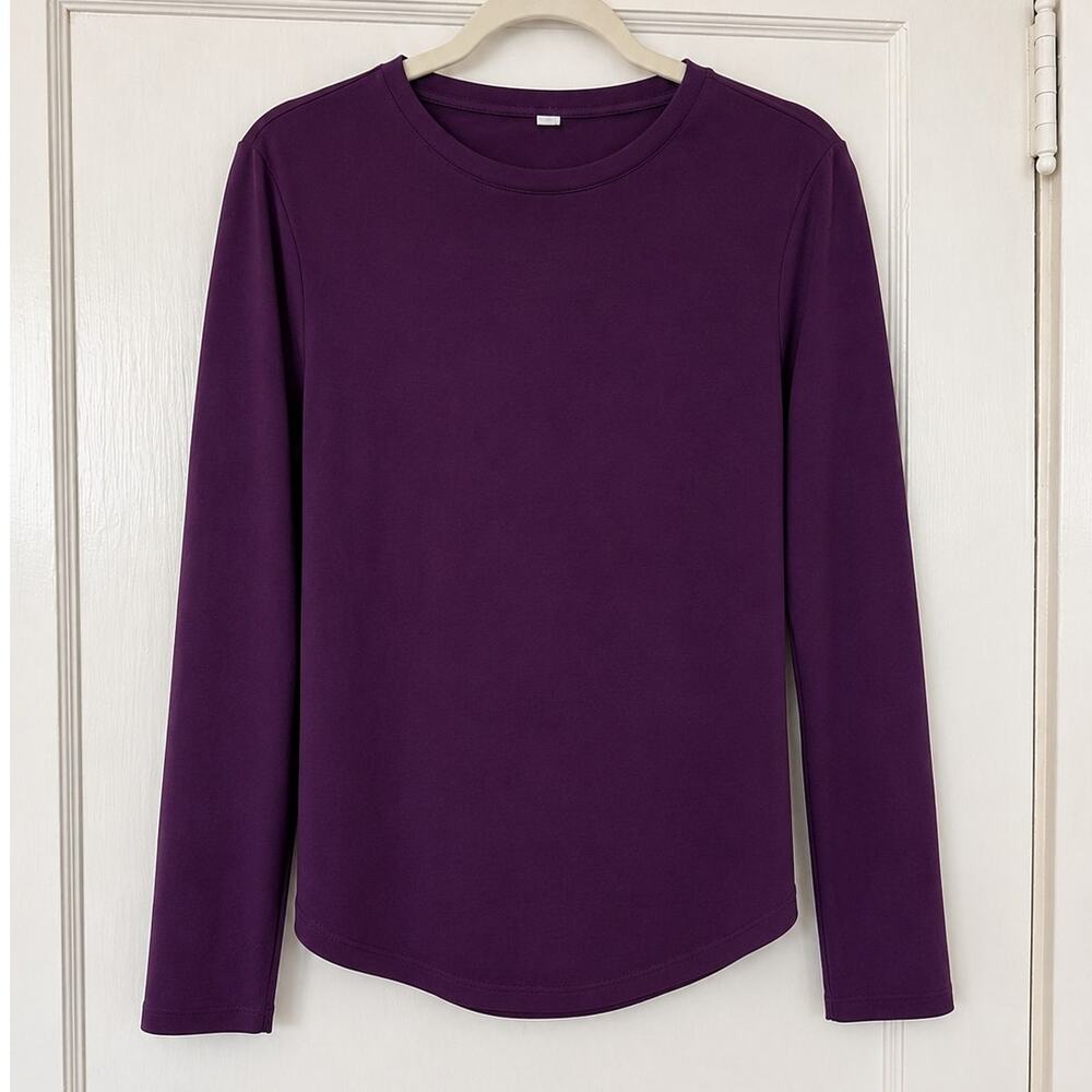 Lululemon Women’s Long Sleeve Crew Neck Performance Top Purple Size M